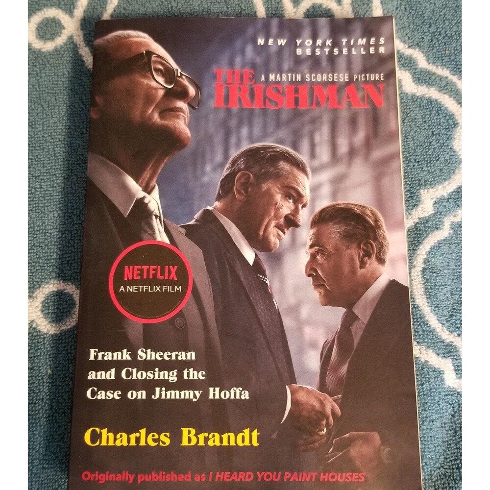 The Irishman paperback book  expanded paperback edition